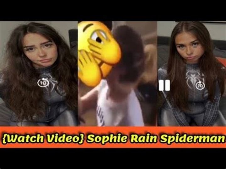 The Leaked Video Of Sophie Rain As Spider-Man: Shocking Footage Surfaces