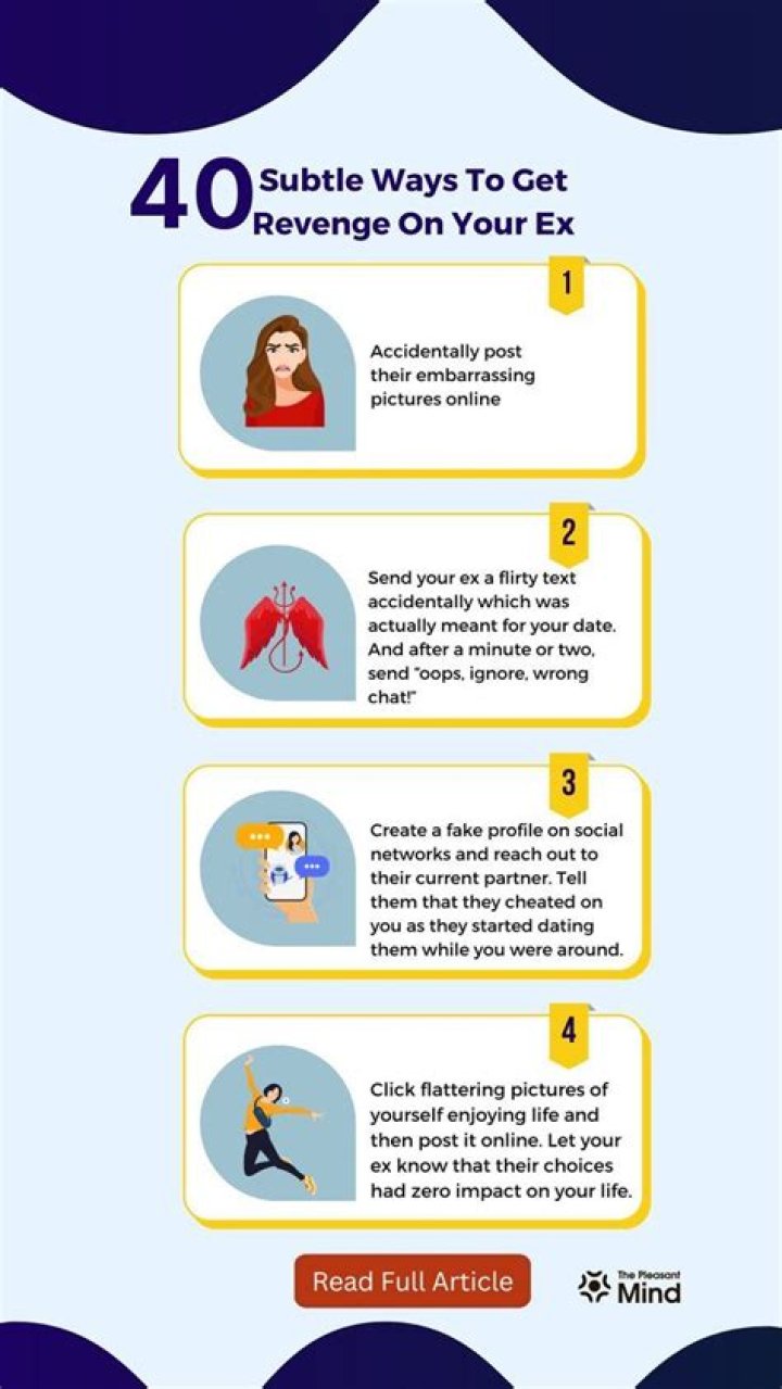 The Ultimate Guide To Getting Sweet Revenge On Your Ex